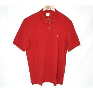 Brooks Brothers 1818 Men's Short Sleeve Red Polo Shirt Size XL 100% Cotton